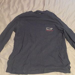 Vineyard vines long sleeve blue shirt